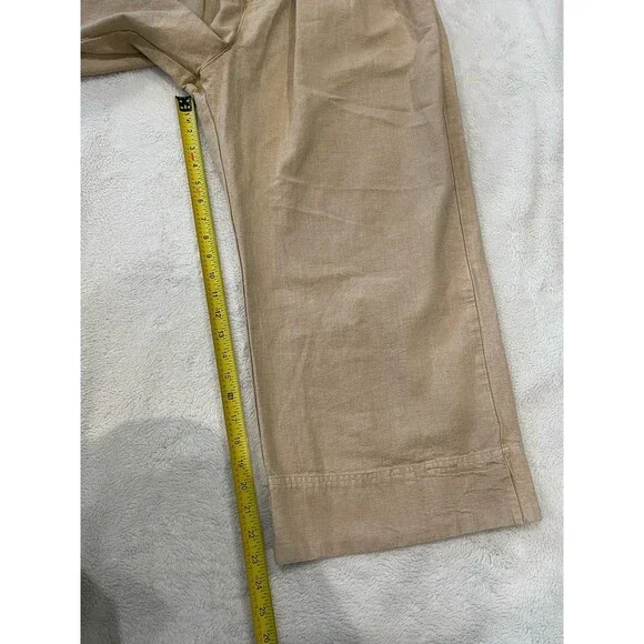 Free People Sweet Talk Chino Wide Leg Pants in Croissant - Picture 5 of 8